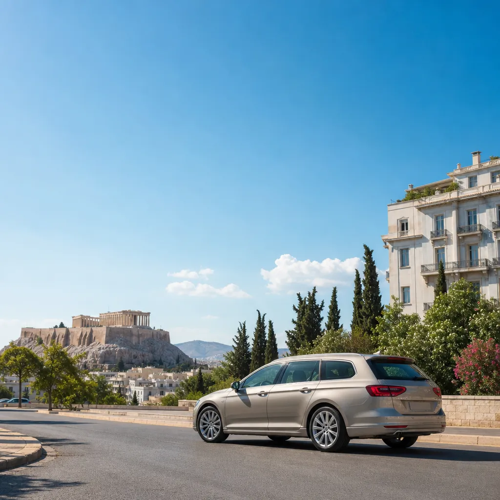 Coastal drive on the Athens Riviera toward Vouliagmeni